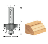EOASAW - Amana Tool Classical Bead & Cove Carbide-Tipped 2-Flute w/Ball Bearing Guide