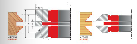 EOASAW - Freud Classical Profile Interior Door Cutter Sets