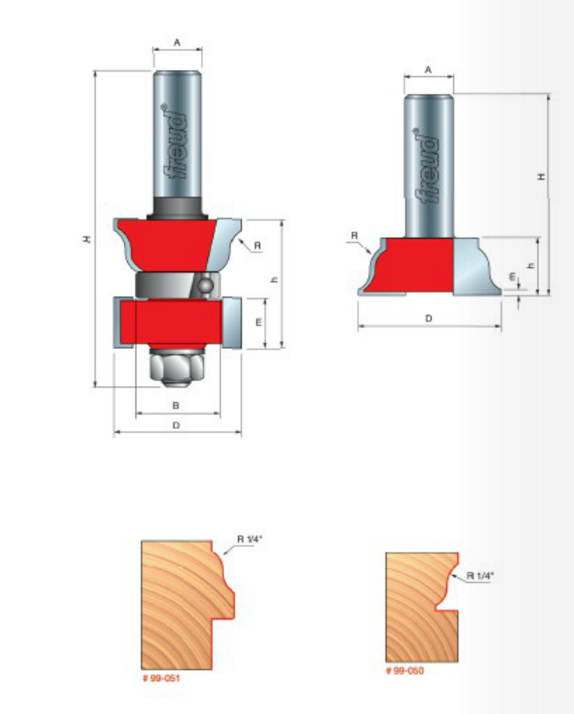 EOASAW - Freud Window Sash & Rail Bits