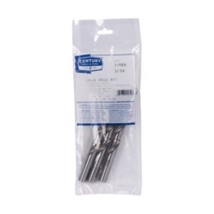 Century 31/64 in, 5  7/8 in OAL, 135 deg Brite Drill Bits - 3 Pro Pack