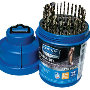 Century 21-Piece, 135 deg Professional Grade Cobalt  Drill Pod Drill Set