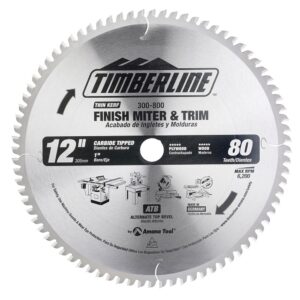 Amana Timberline Finishing Blades for Miter Saw/Stationary Table Saw