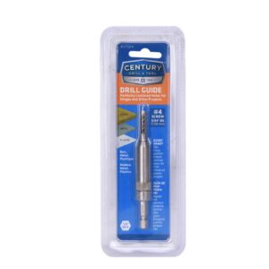 Century 5/64" Drill Size x #4 Screw x 1/4" Shank Self-Centering Drill Guide