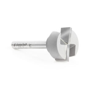 Amana Tool Mortising Carbide-Tipped Bottom Cleaning / Spoilboard 1 Dia x 7/16 x 1/4 Inch Shank Upshear Design