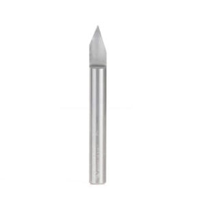 Amana Tool Solid Carbide 45 Degree Engraving 0.020 Tip Width x 1/4 Inch Shank Signmaking