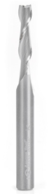 Fresa Amana Tool 46009 In Carburo Massiccio - 2 Scanalature, Taglio Alto, 1/16 Di Pollice X 1/2 CH X 1/4 Gambo - Per Legno, Plunge