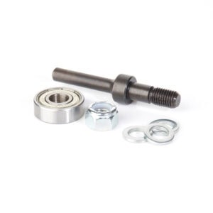 Amana Tool Router Arbor with Hex Nut, Washers and Ball Bearing 5/16-24 NF Dia x 7/8 Height x 1/4 Inch Shank