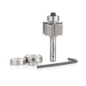 Amana Tool Multi-Rabbet Four Different Rabbet Depths 7/8 Dia x 1/2 x 1/4 Inch Shank 3 Flute Router Bit