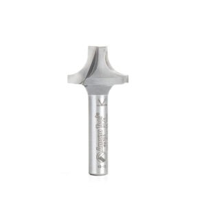 Amana Tool  Carbide-Tipped Plunging Round Over 1/4 Radius x 3/4 Dia x 31/64 x 1/4 Inch Shank