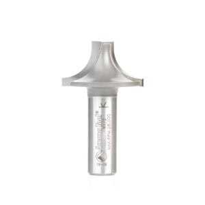 Amana Tool  Carbide-Tipped Plunging Round Over 1/2 Radius x 1-3/8 Dia x 3/4 Inch x 1/2 Shank