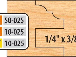 Freeborn (6-Piece Cutter Sets) Cope and Pattern Cutter Sets - 1-1/4"  Bore (Pro-Line), 3-Wing, 4"  Dia