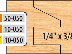 Freeborn (6-Piece Cutter Sets) Cope and Pattern Cutter Sets - 3/4"  Bore (Mini-Pro), 3-Wing, 2-15/16"  Dia
