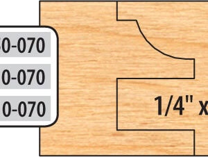 Freeborn (6-Piece Cutter Sets) Cope and Pattern Cutter Sets - 1-1/4"  Bore (Pro-Line), 3-Wing, 4"  Dia