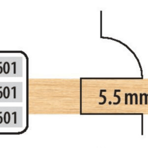 Freeborn Center  Groover 2-Piece Set - 3/4"  Bore (Mini-Pro)