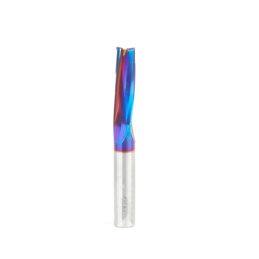thumbnail image 2 of Amana Tool Spektra Solid Carbide Compression Router Bit - 1/4" Diameter 2-Flute For CNC Woodworking 2 of 13