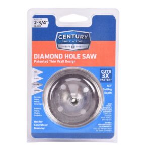 Century 2 3/4 in Diamond Hole Saw