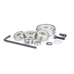 Amana Tool Complete Replacement Kit for Multi-Rabbet with Ball Bearing Guide 1/8, 1/4, 5/16, 3/8, 7/16, 1/2