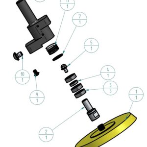 Amana Timberline Replacement 4” PAD for In Sand sander #61299