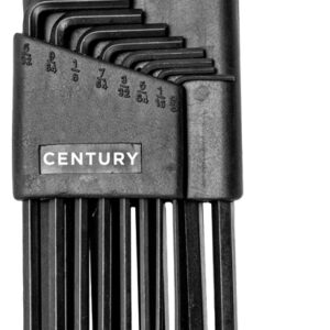 Century 13-Piece Long Arm SAE Hex Key Set