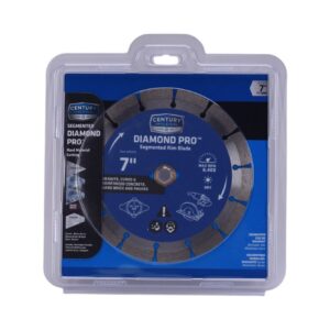 Century Diamond Pro™ 7" x 7/8" - 5/8" DKO Arbor Dry Cut Segmented Rim Blade