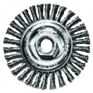 Century 4 in, Stringer Bead, Coarse, 5/18 in -  11 Arbor Angle Grinder Wire Wheel