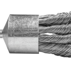 Century 1 1/8 in, Coarse, Knot, 1/4 in RND Shank Drill End Brush