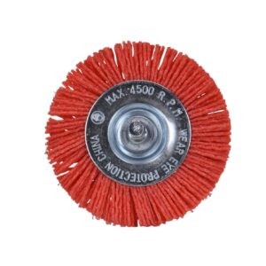 Century 4 in, 80 Grit, Coarse, 1/4 in Shank Radial Brush