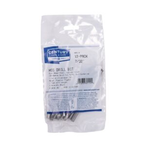 Century 7/32 in, 3 3/4 in OAL, 135 deg HSS Drill Bits - 12 Pro Pack