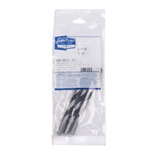 Century 7/16in, 5 1/2 in OAL, 135 deg HSS Drill Bits - 3 Pro Pack