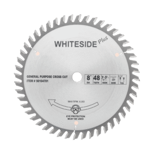 Whiteside Plus 8" 48-T General Purpose Blade: TCG