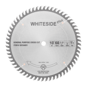 Whiteside Plus 10" 60-T General Purpose Blade: TCG