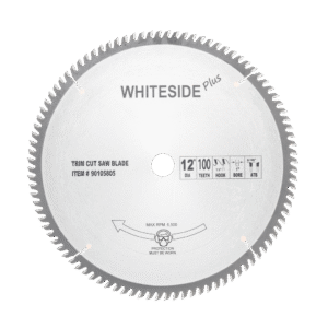 Whiteside Plus 12" 96-T Trim Cut Blade: ATB
