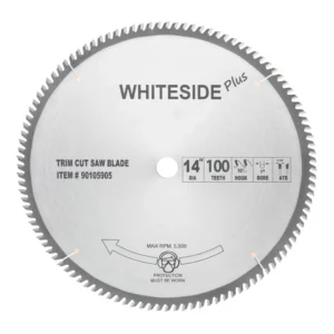 Whiteside Plus 14"OD, 100T, 1"B, ATB Trim Cut Blade