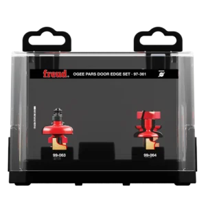 Diablo 3-Piece Premier Adjustable Ogee Door Edge Router Bit Set