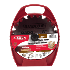 Diablo Tools 8 in x 12 Tooth Carbide Stacked Dado Saw Blade Set