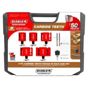 Diablo Demo Demon® Carbide Teeth Rough-In Hole Saw Set