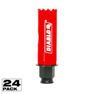 Diablo 1" x 2-3/8" High Performance Hole Saws - 24 Pack