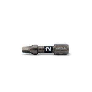 Vega Impactech #2 Tips  x 1 in Length Impactech Square Insert Bits - 10 Pack