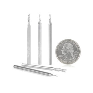 Amana Tool 5-Piece Spiral Flute Plunge Downcut Inlay Router Bit Set