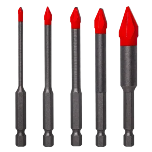 Diablo Hard Tile & Stone Carbide Tipped Drill Bit Set (5-pc)