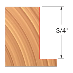Freud 4 15/16 in Dia, 3/4 in Bore,  25/32 in CH Straight Edge Cutter
