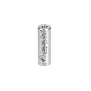 Amana Tool  High Precision Steel Router Collet Reducer 1/4 Overall Dia x 3/32 Inner Dia x 3/4 Inch Long