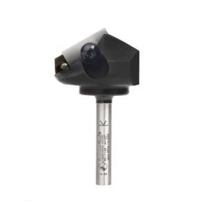 Amana Tool Insert V-Groove 120 Deg x 1-23/64 x 1/4 Inch Shank CNC
