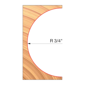 Freud Convex Radius Cutter