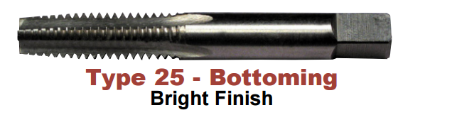 Viking Super Premium Ultra Bor Straight Flute Bottoming Style Type 25-UB