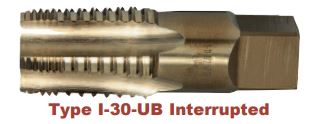 Viking Drill & Tool Taper Pipe Taps Type I30-B Black Oxide - NPT Interrupted